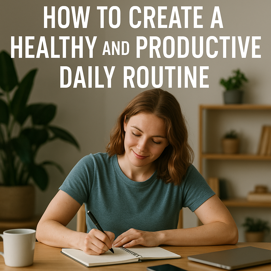 How to Create a Healthy and Productive Daily Routine
