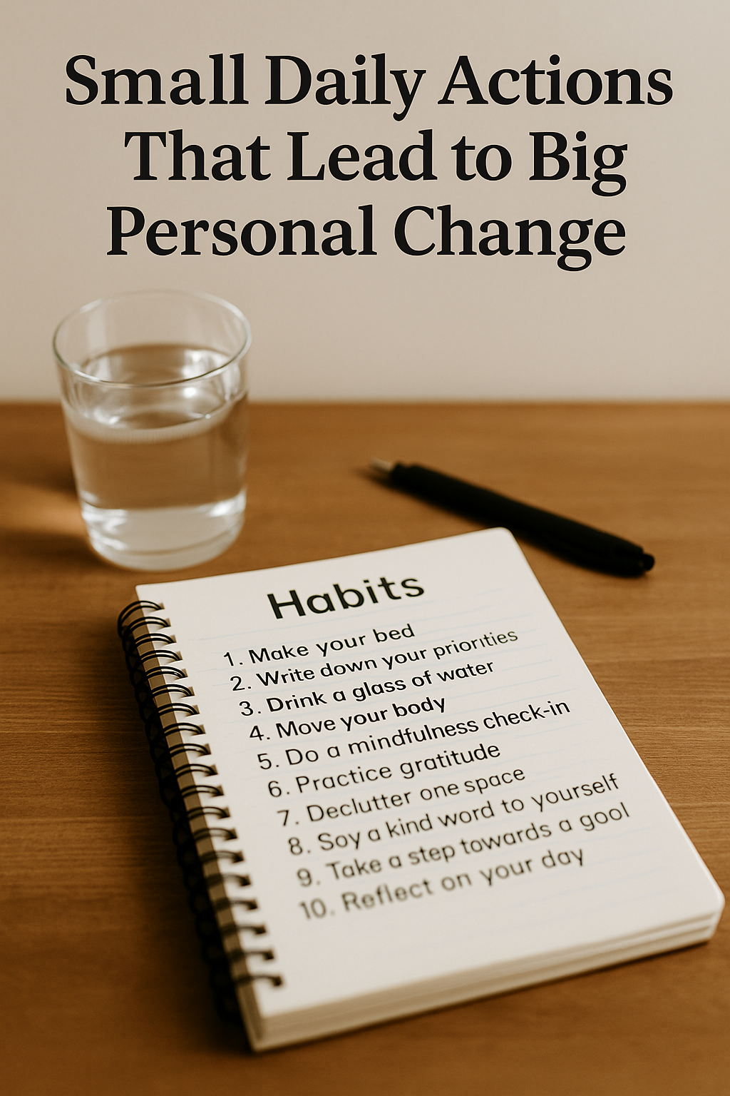 Small Daily Actions That Lead to Big Personal Change
