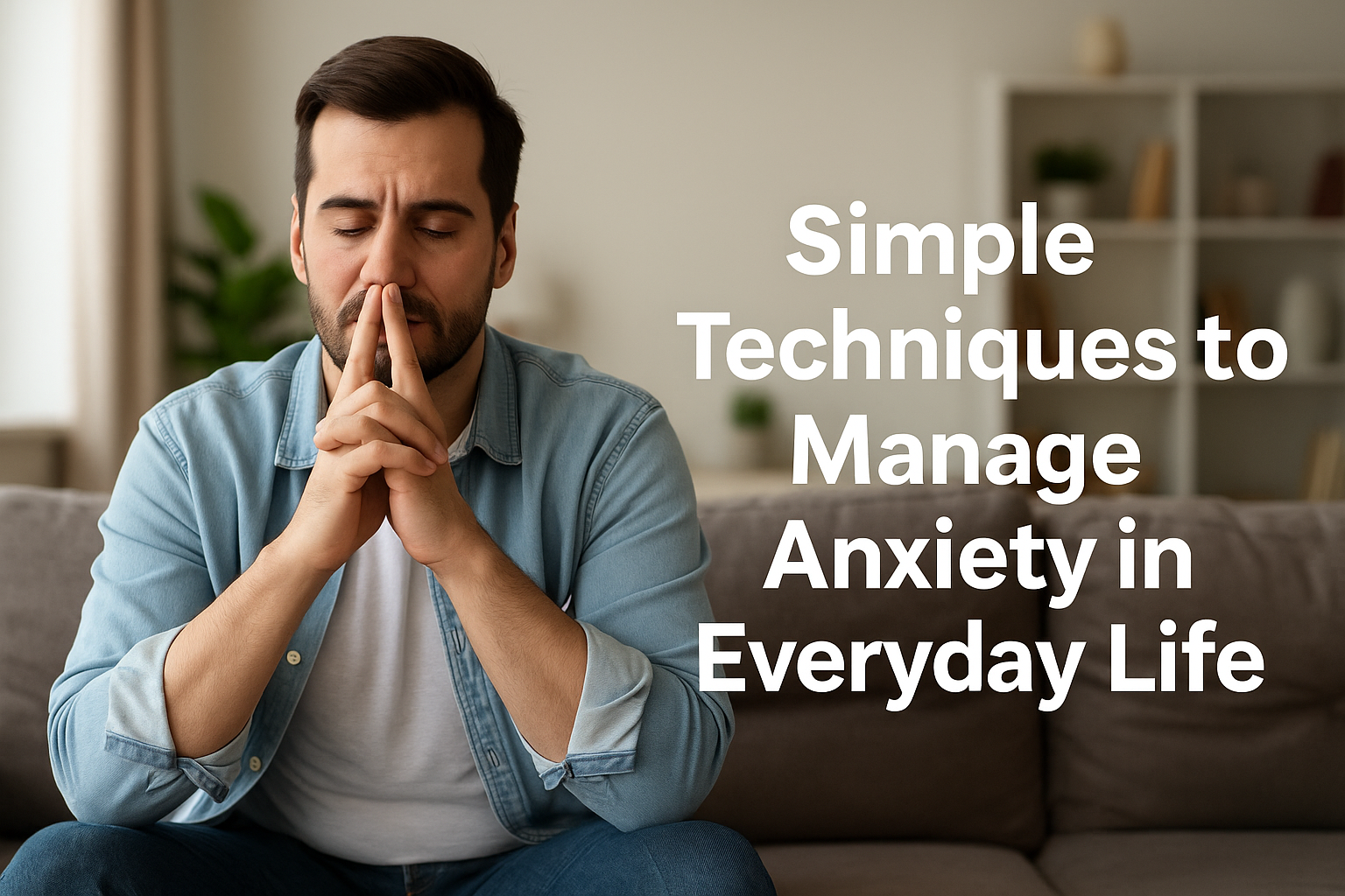 Simple Techniques to Manage Anxiety in Everyday Life