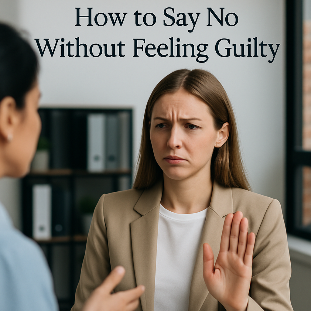 How to Say No Without Feeling Guilty
